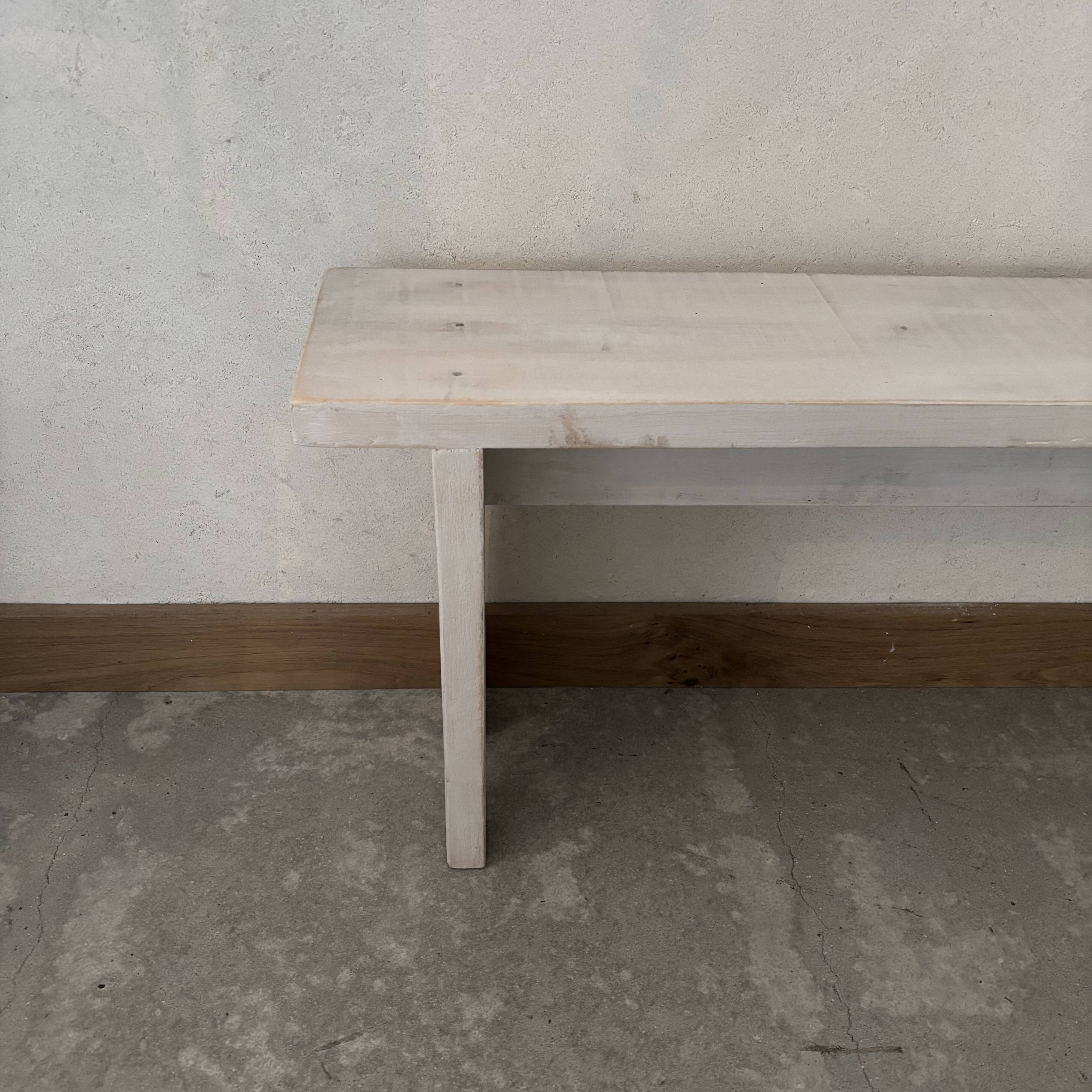 small wooden bench