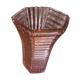 Vase en verre rose