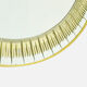 Cristal Arte Italian brass gilded crystal mirror 1960s