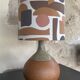 Lampe en grès esprit bohème