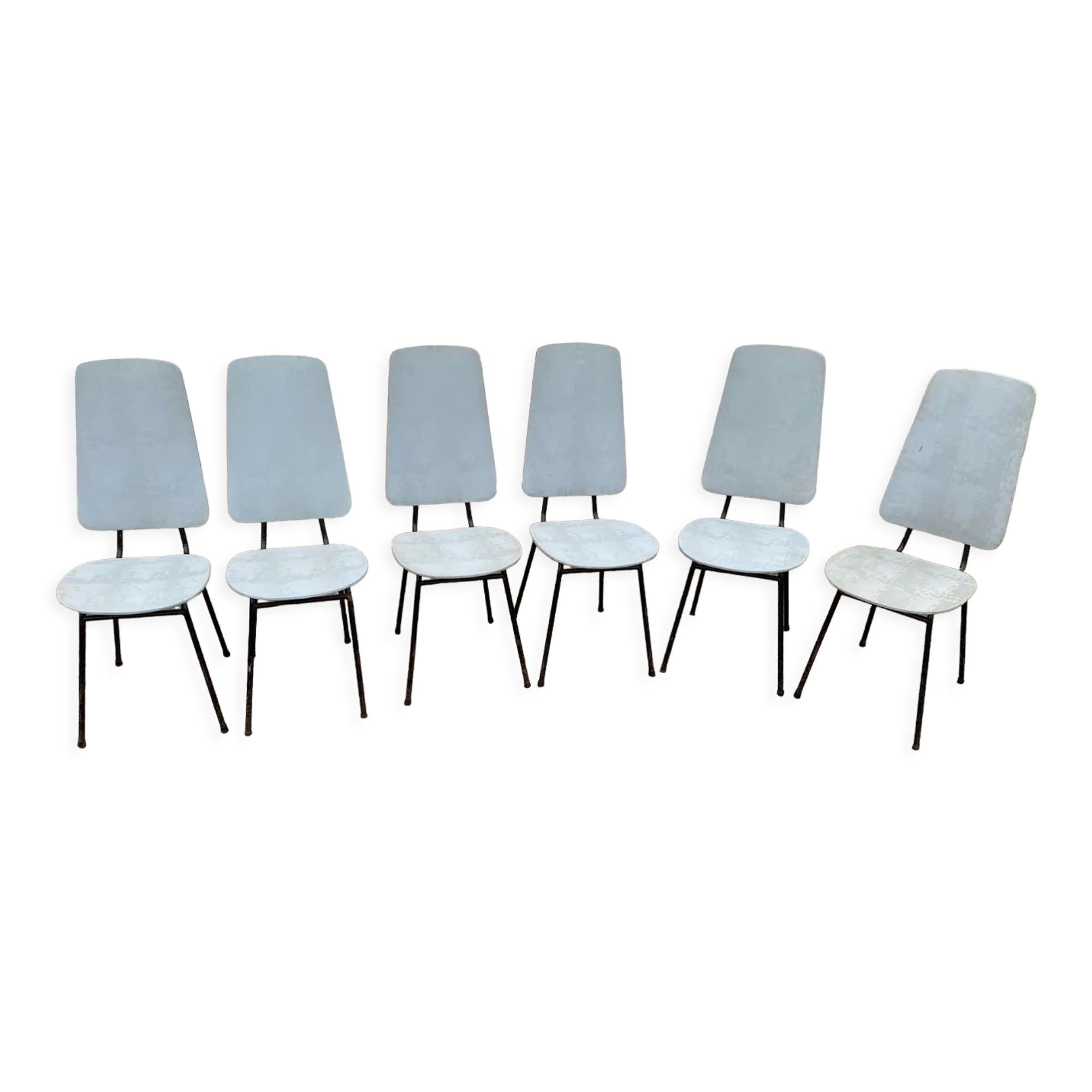 Set of 6 vintage dining room chairs