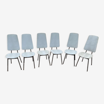 Set of 6 vintage dining chairs