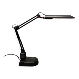 Unilux - Lampe de bureau articulée noire 2 bras - Années 1980/90