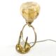 Art Deco table lamp, brass, glass, Germany, 1930s