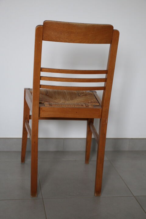 6 seated beech chairs mulched