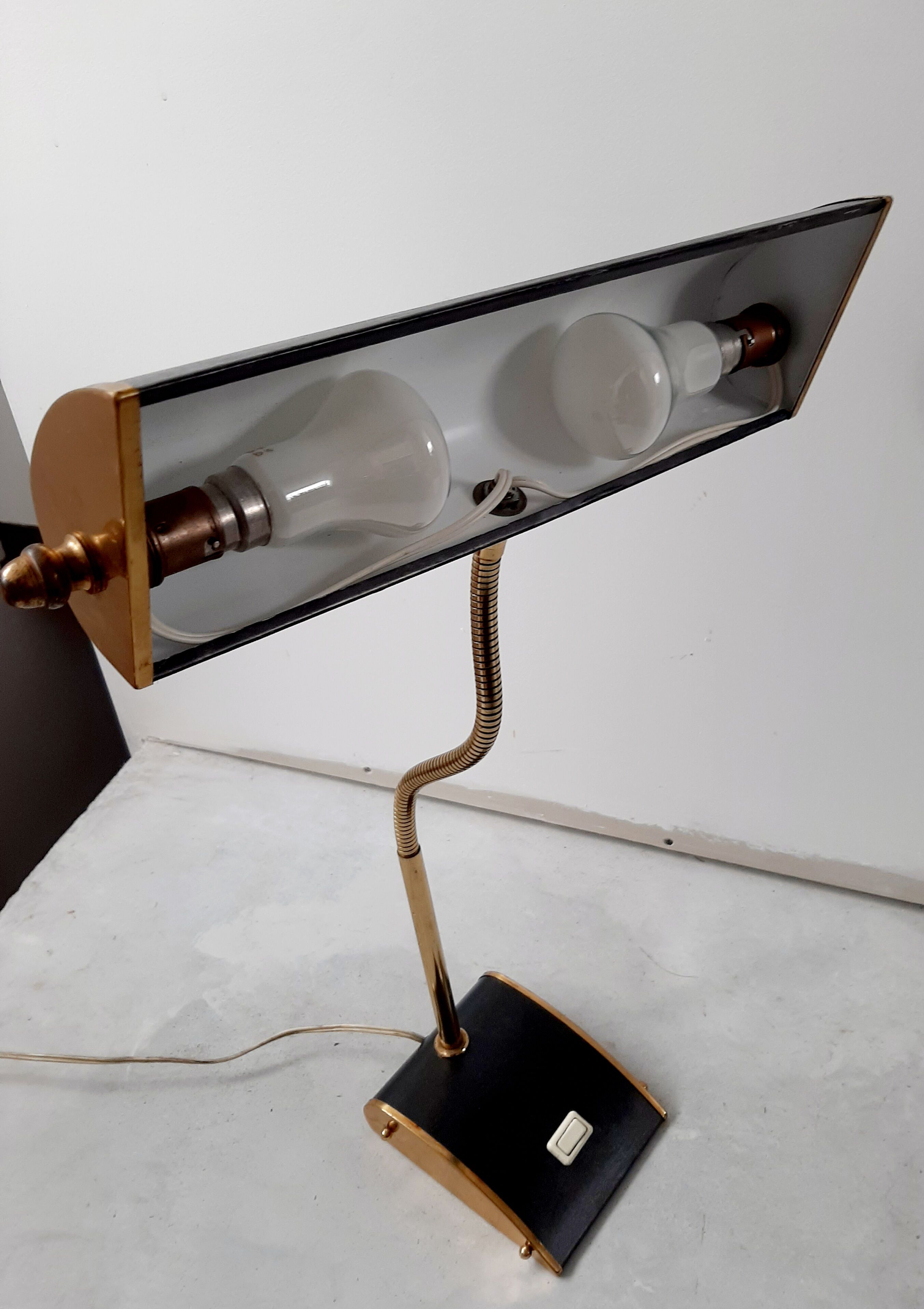 Old notary desk lamp