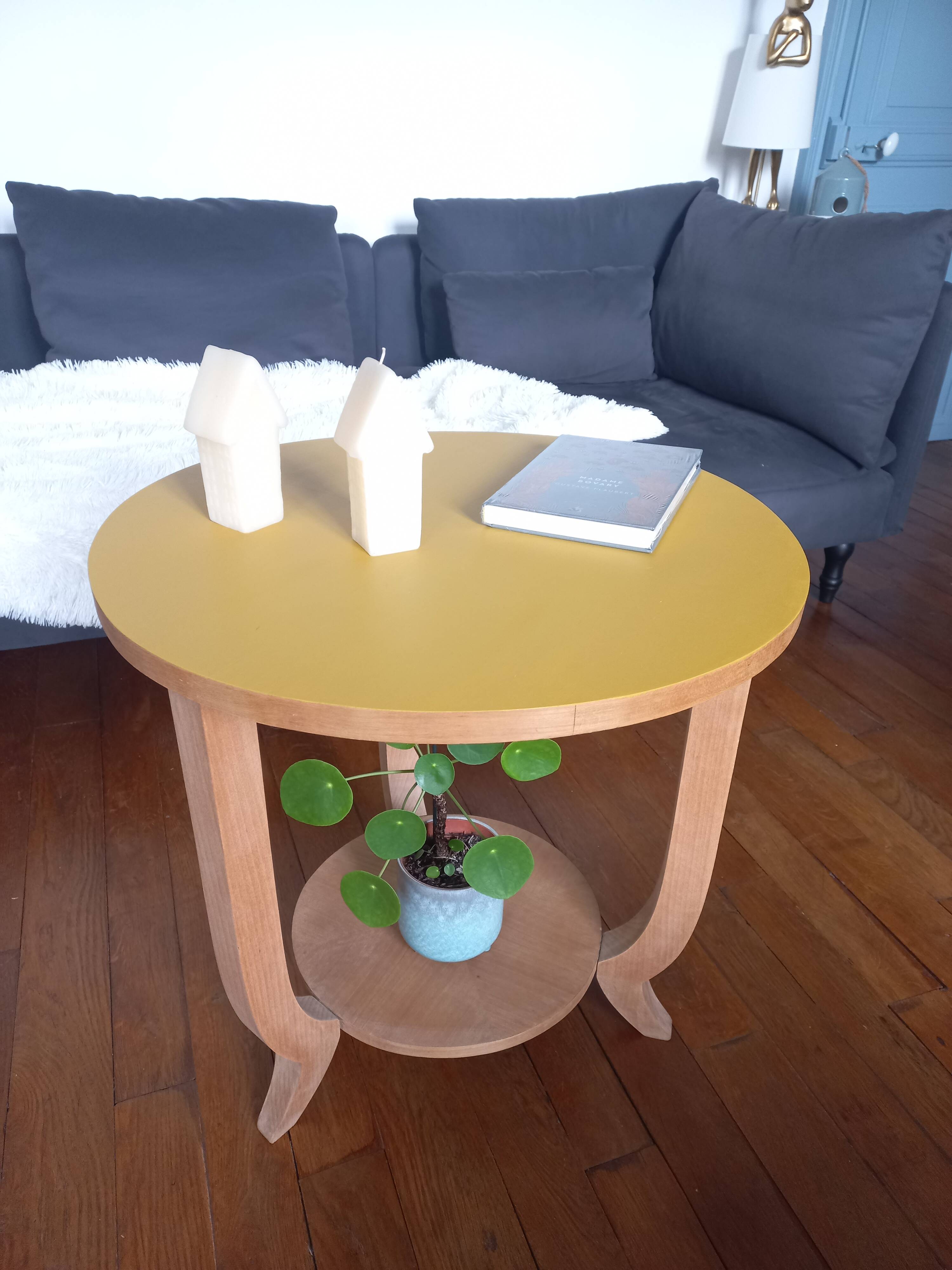 Vintage table from the 50s - 60s, Art Deco.