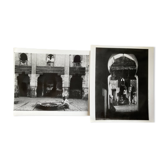 Poster repro poster Mosque prayer Morocco, Department of Fine Arts, Guy Joubert collection