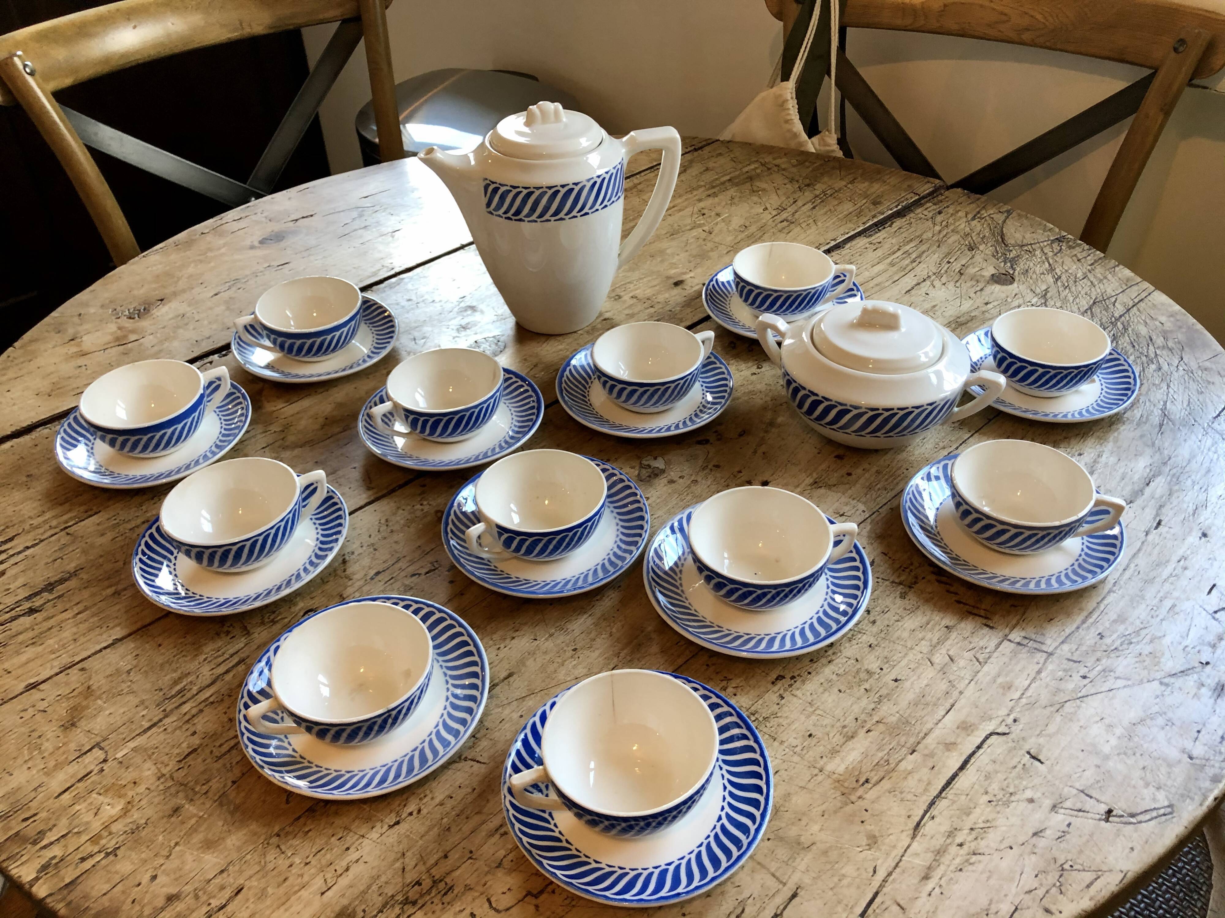 Digoin's "Jacquot" coffee service