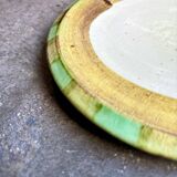 Assiette à dessert alcea en céramique peinte à la main