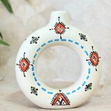 Handcrafted vase Tafoukt Amazigh Ameqrane
