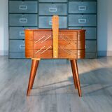 Worker, 1950s work box, teak and bakelite