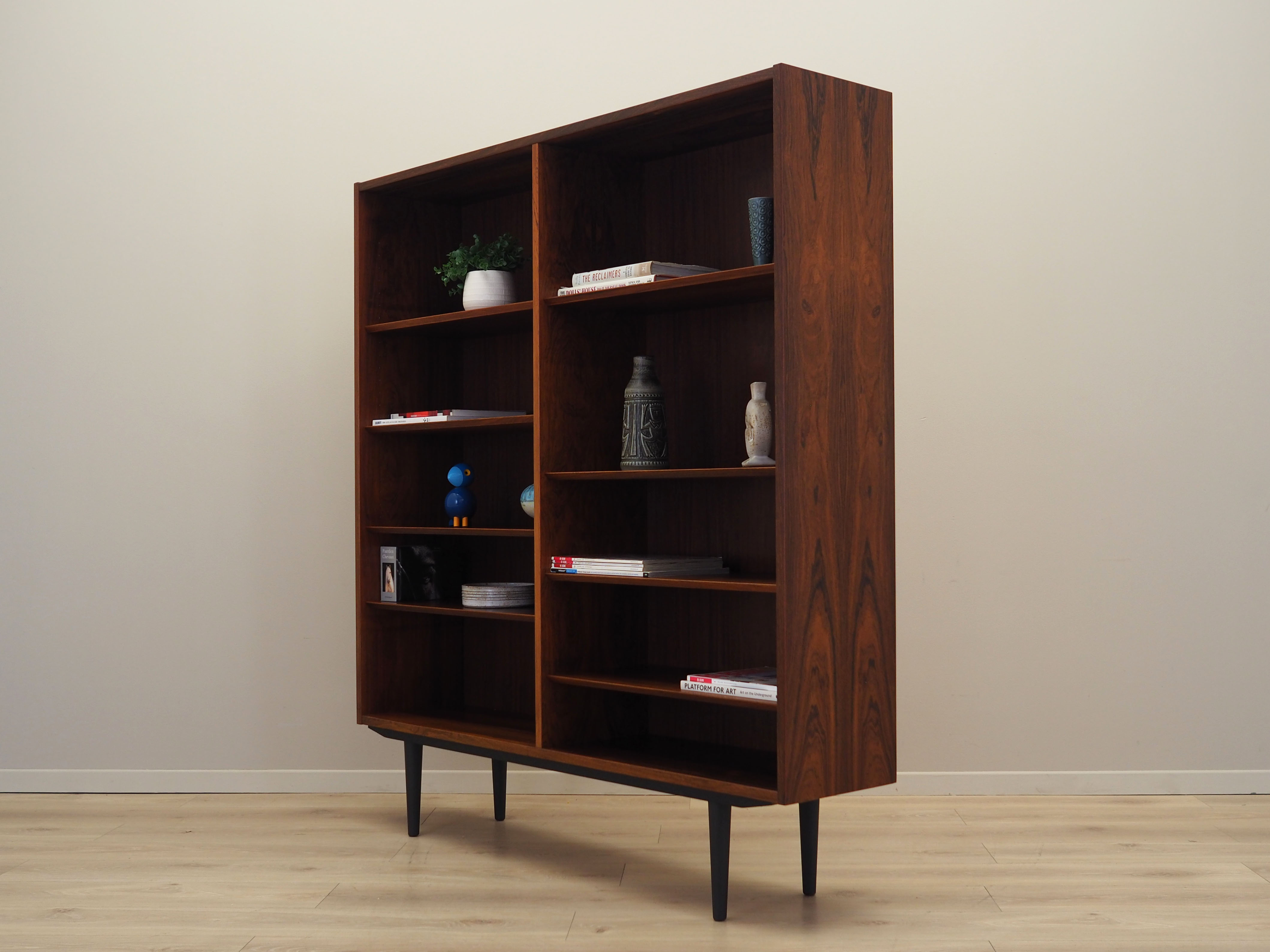 Rosewood bookcase, Danish design, 1970s, production: Hundevad