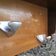 Porte manteau mural en bois et aluminium