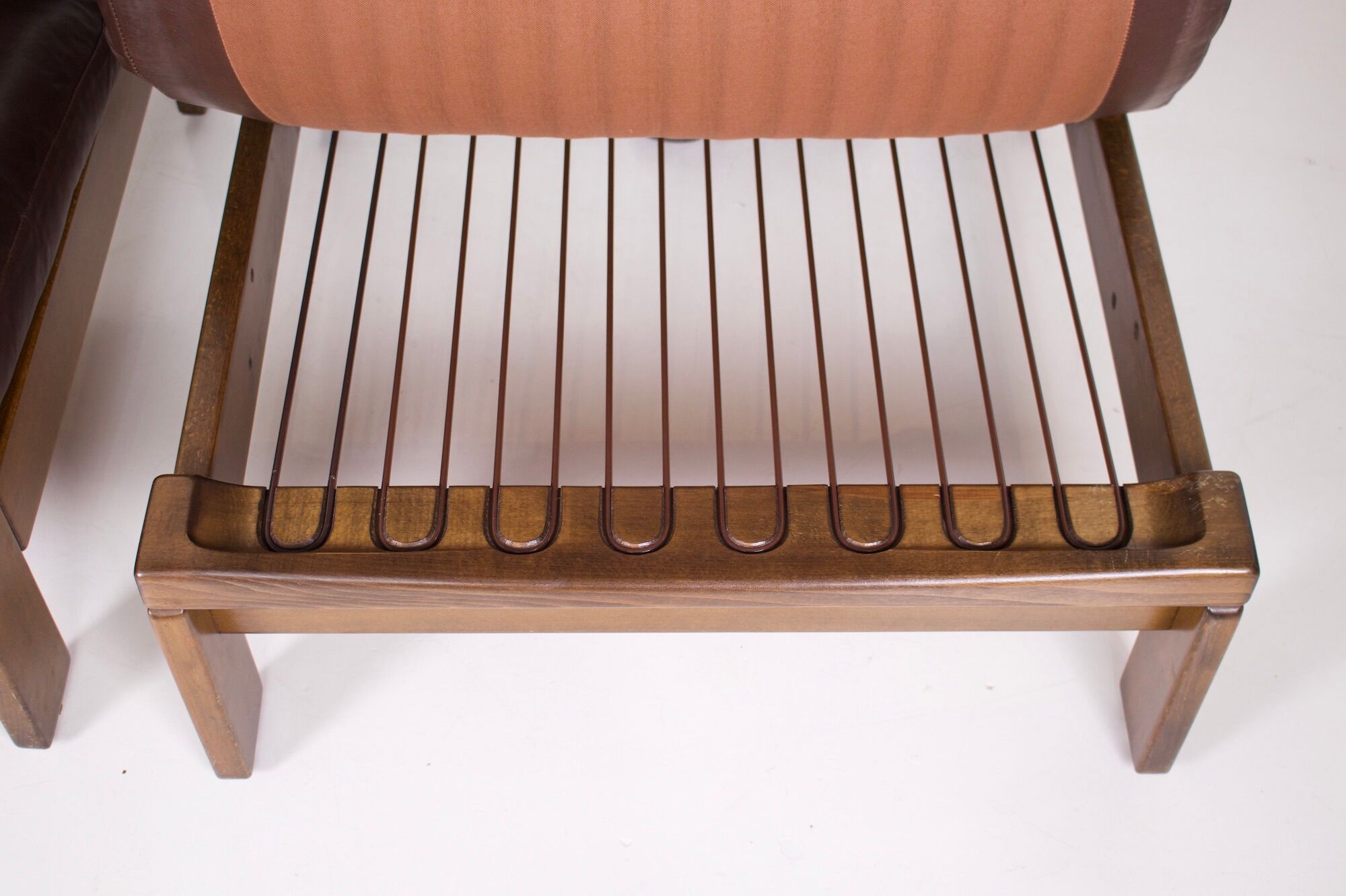 Pair of leather armchairs 1970