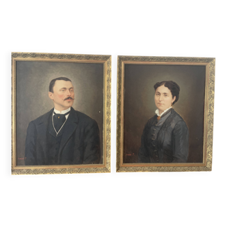 Portraits of notable Provençal couples from the late 19th century.