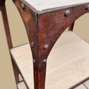 Old industrial shelf, workshop furniture