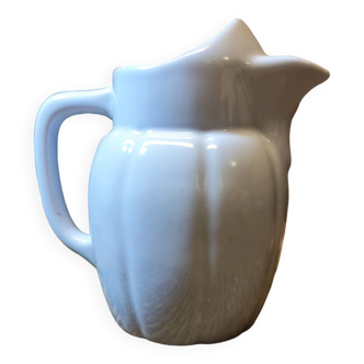 Vintage Lavender Blue Ceramic Pitcher