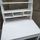 Patinated desk in fir
