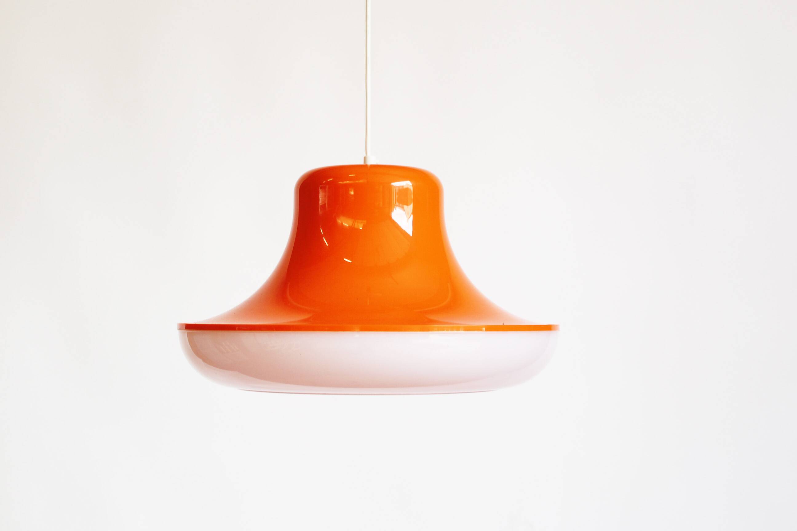 Spage Age Vintage Pop art pendant lamp by Massive, Belgium 1970's
