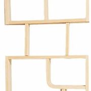 Bent plywood wall, bookcase, flowerbed, Volak by Holesov, 1960s Czechoslova