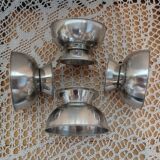 4 stainless steel ice cream/sorbet cups