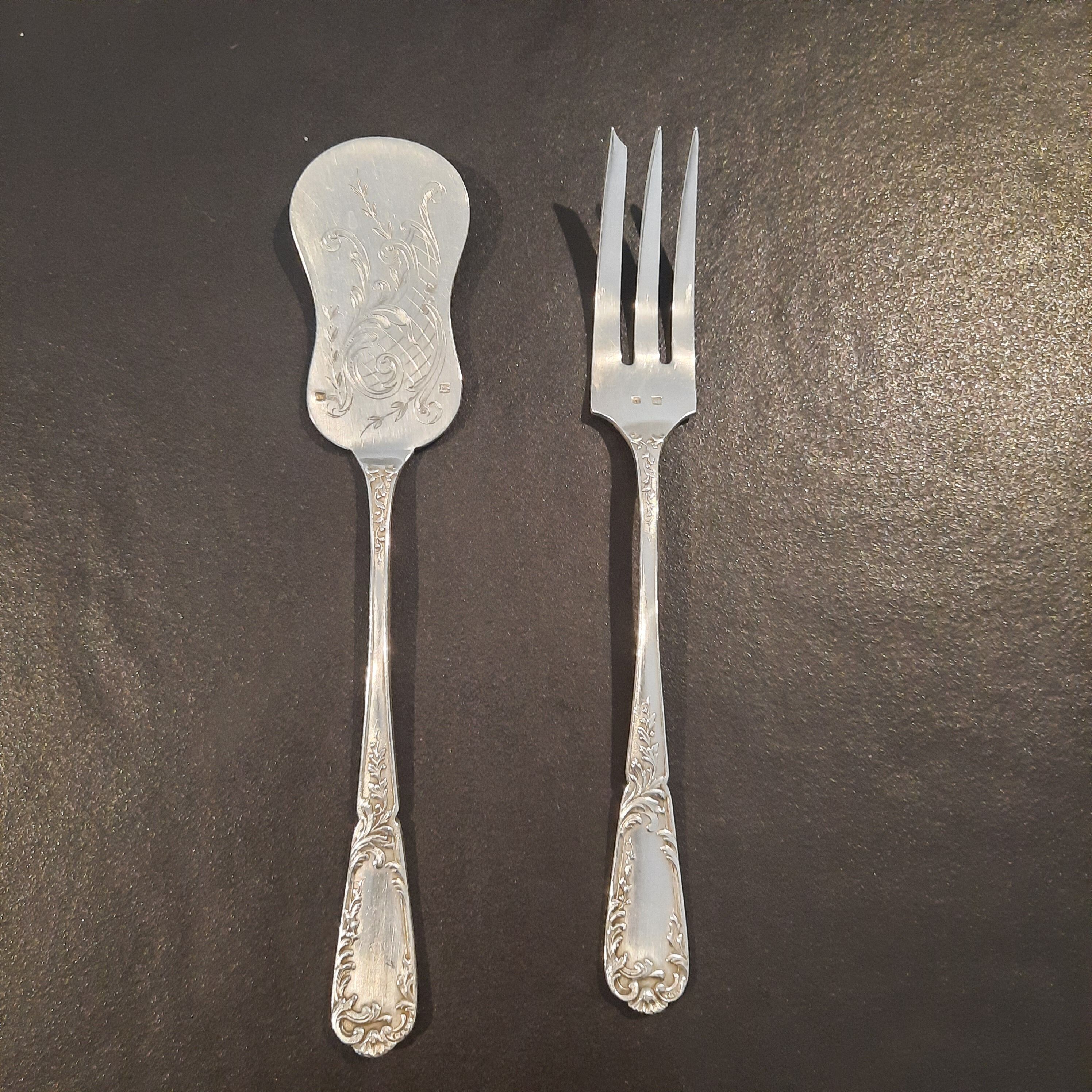 Solid silver collector's cutlery