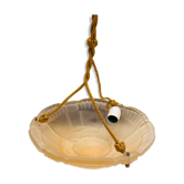 Art Deco glass hanging basin