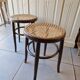 Lot De 2 Tabourets En Cannage Style Thonet