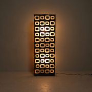 Large Italian brutalist floor lamp 1970s