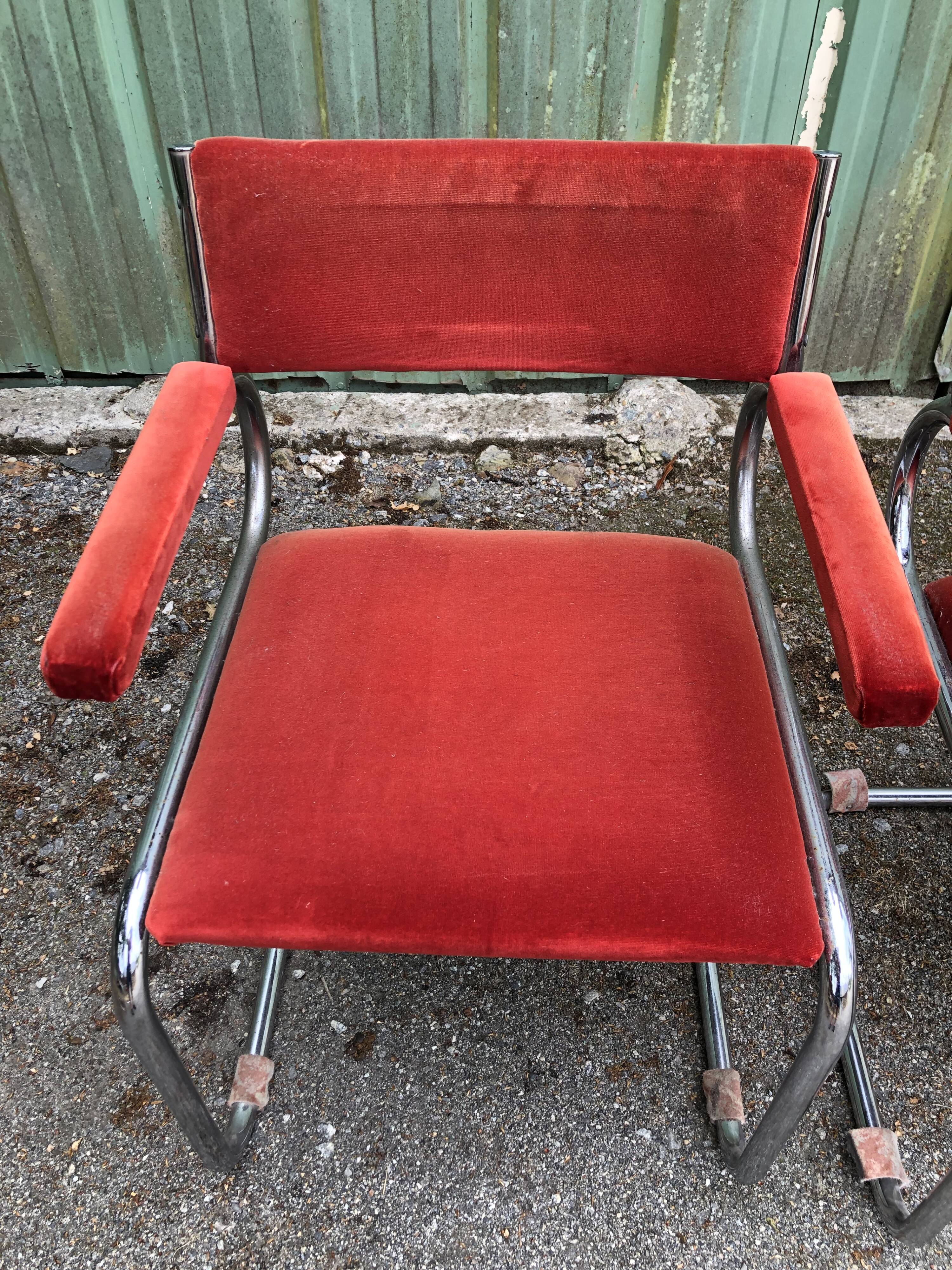 Set of 6 armchairs