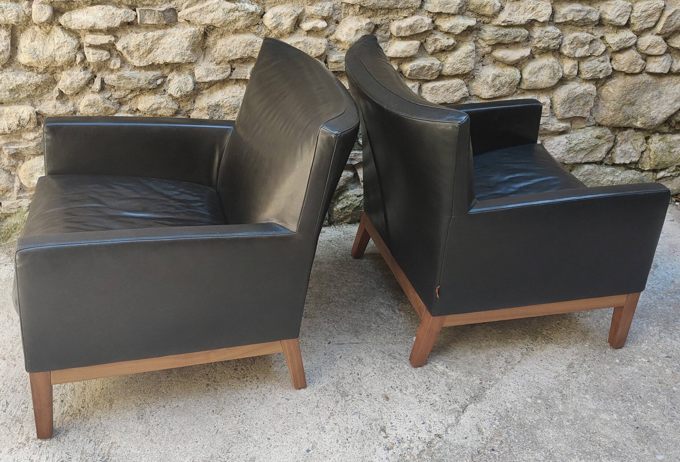 Pair of Impala armchairs