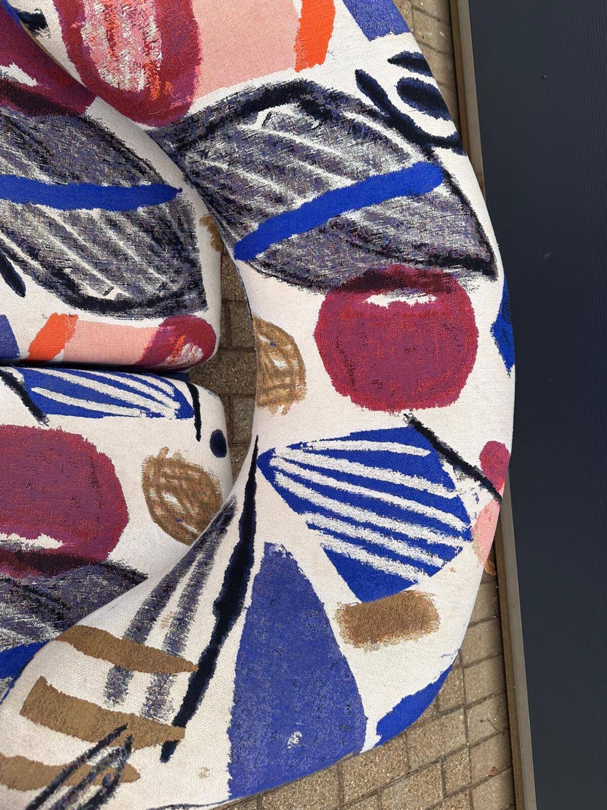 Artifort Ribbon chair by Pierre Paulin, Pierre Frey: The Painter's Canvas