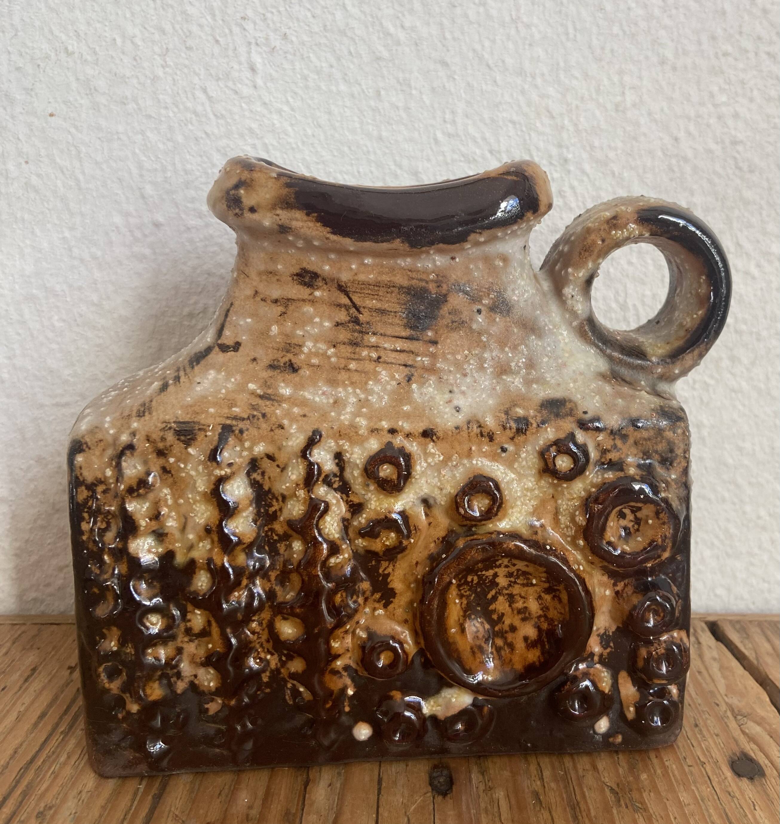 Ceramic vase "Cartens Tönnieshof" West Germany 1960s