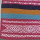 Traditional ethnic carpet multicolored in pure wool 110x60cm