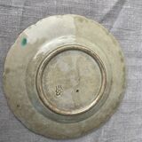 Belle Epoque vine leaf and grape motif slip plate