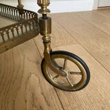 Brass serving trolley