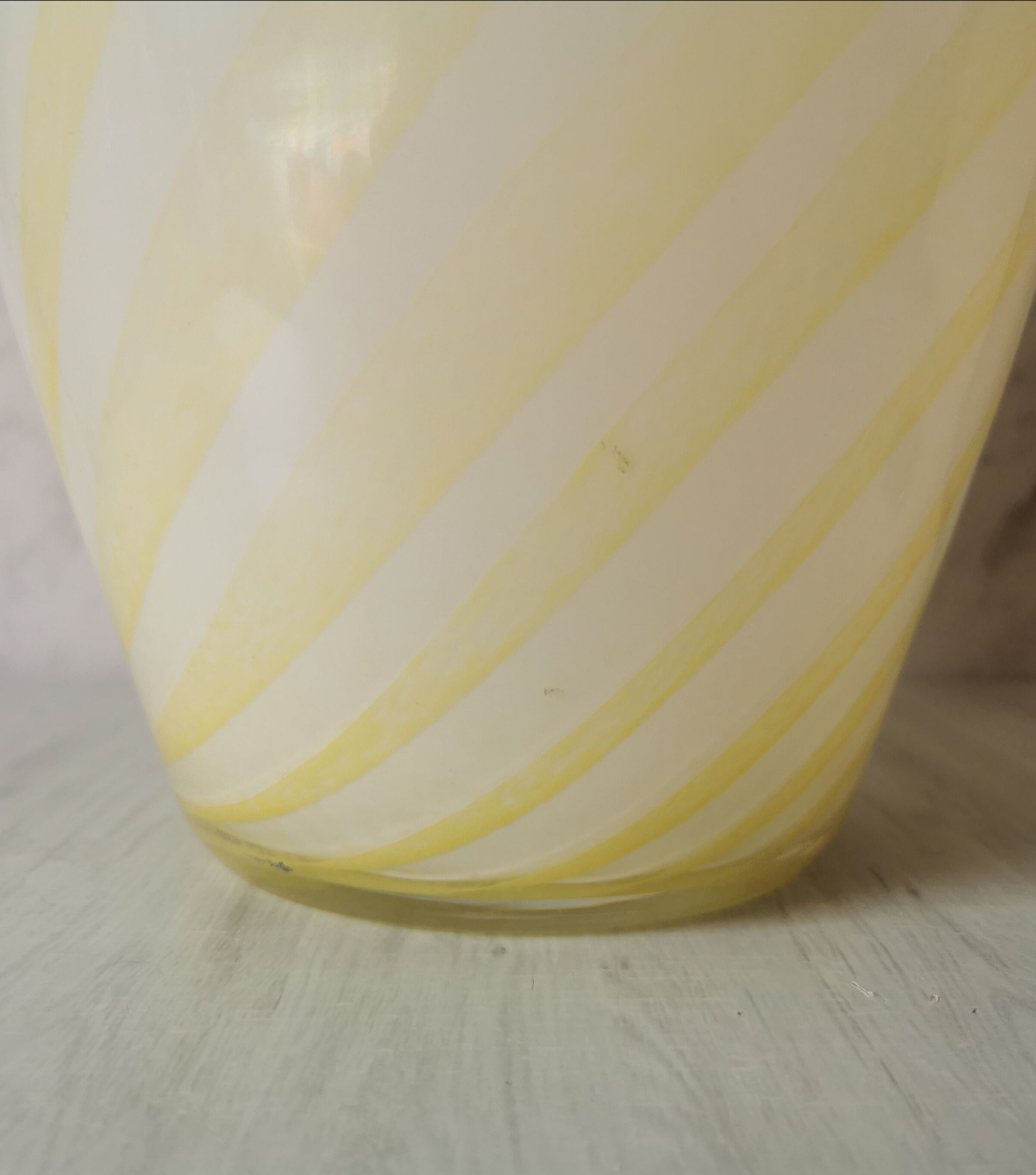 Blown glass vase Italy