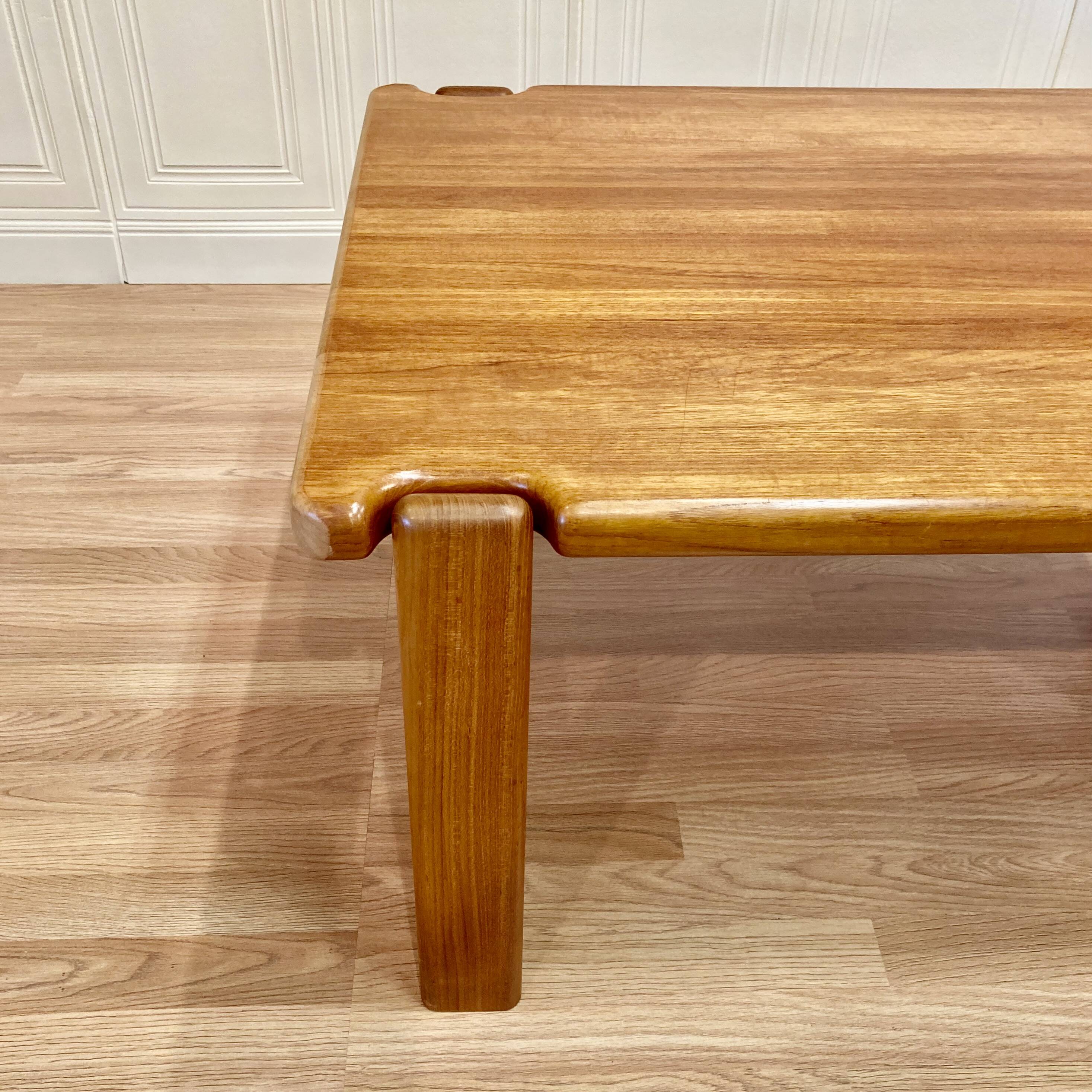 Scandinavian teak coffee table "1960".