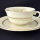 Set of 8 cups and saucers in Gien earthenware, model Valence A040.