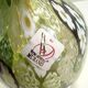 Millefiori Green Murano Glass Vase with Murrines and Gold Leaf, Italy