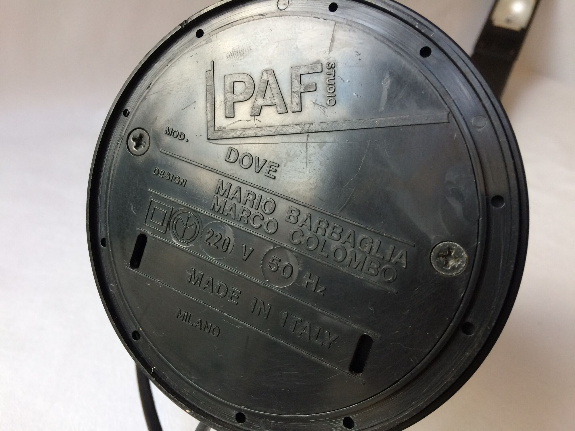 PAf Dove Studio Mario Barbaglia & Marco Colombo 80s desk lamp