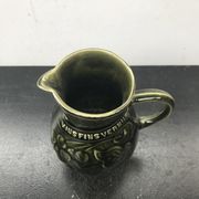 Former pitcher sarreguemines green ceramics 70s vintage