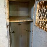 Industrial style metal locker cloakroom