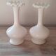White opaline vase