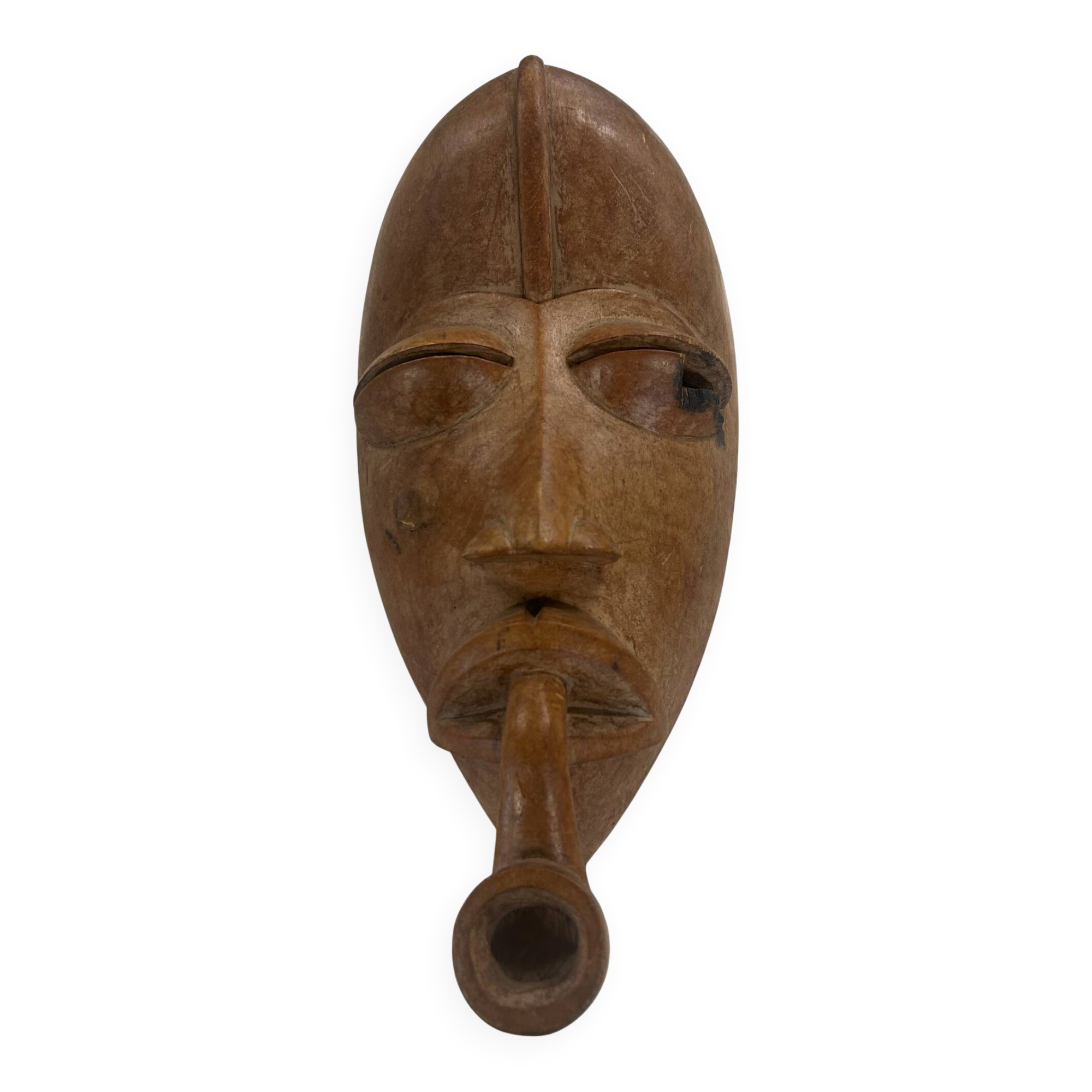 Light wood African mask