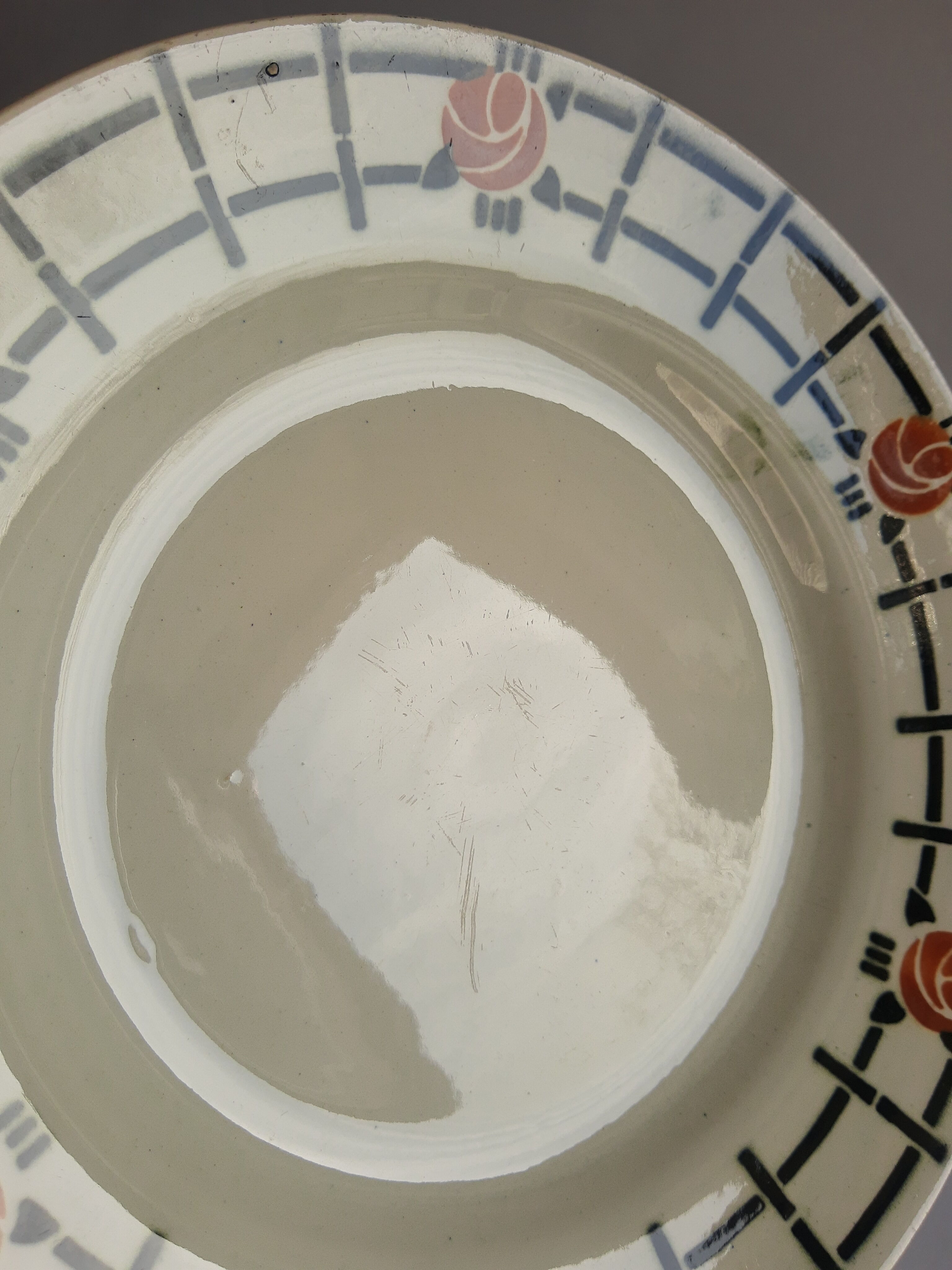 Set of 6 flat plates St amand vintage vintage