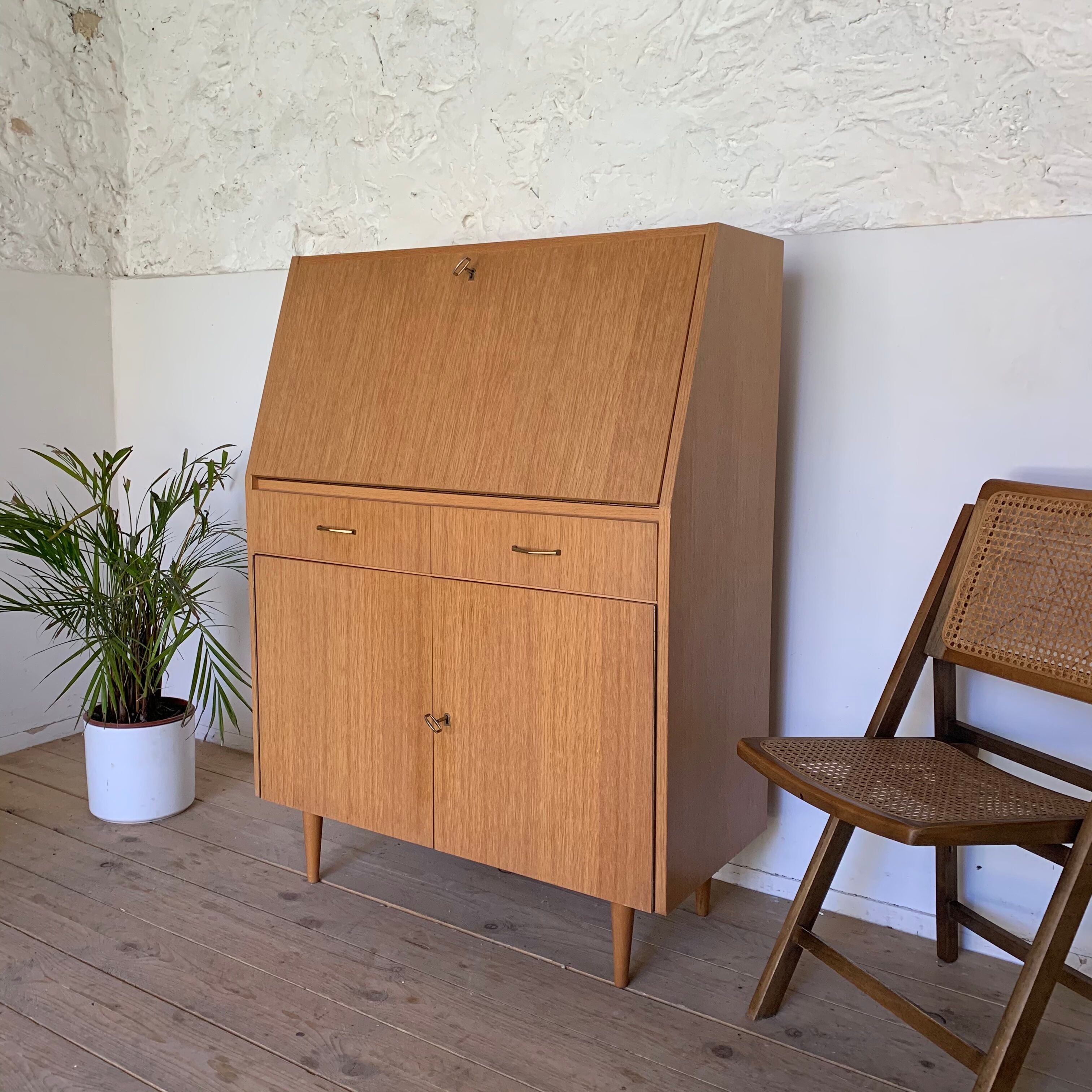 Office secretary vintage oak buffet