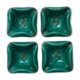 Set of 4 ceramics cups