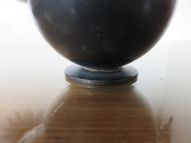 70s metal "ball" ashtray